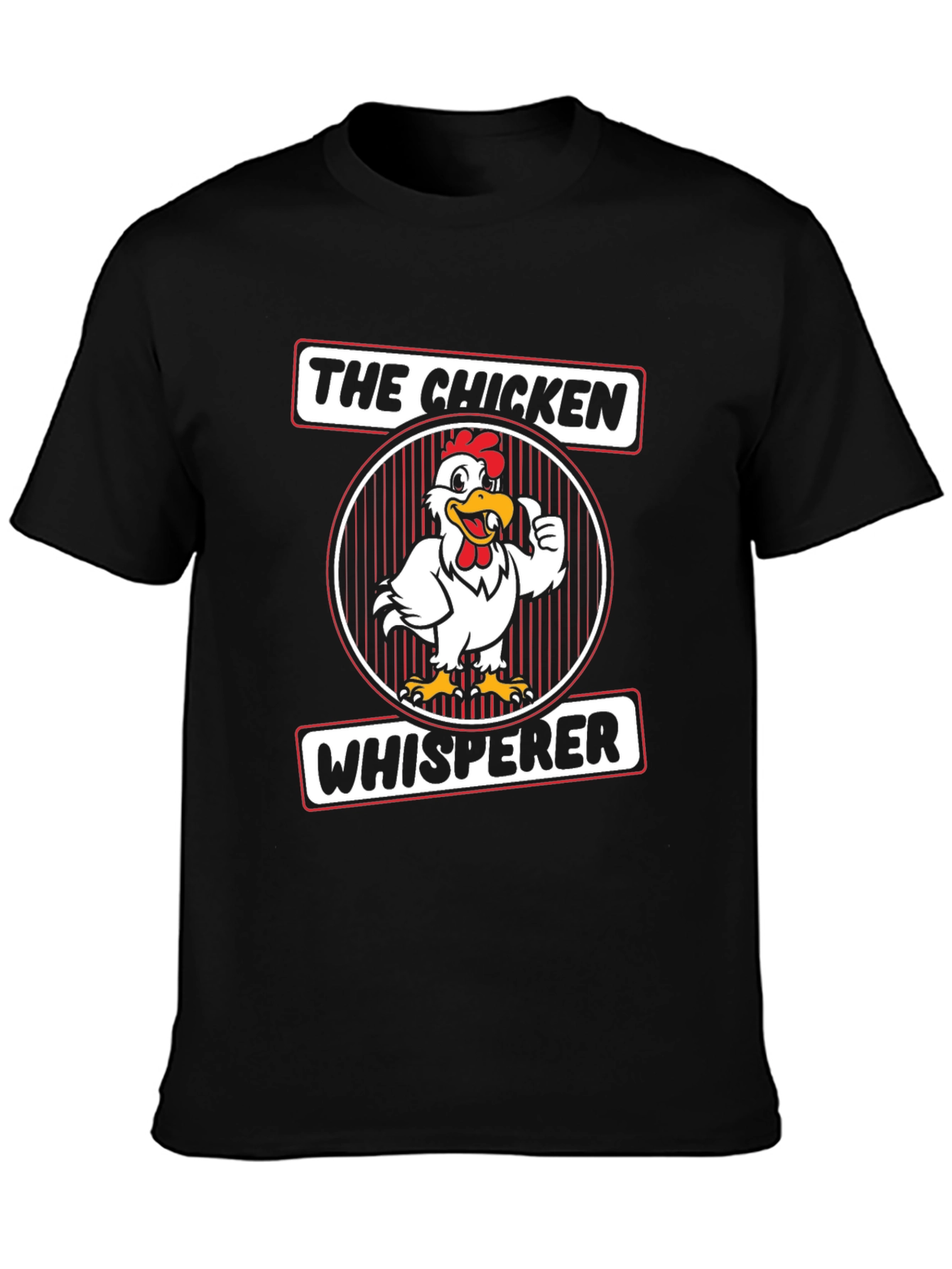 The Chicken Whisperer Graphic Tee - Black