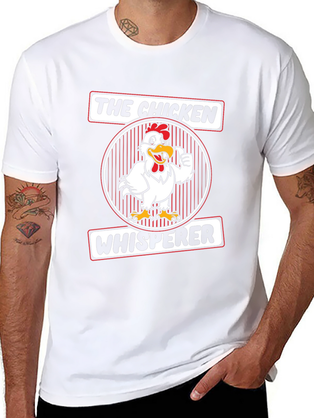 The Chicken Whisperer Graphic Tee - Black