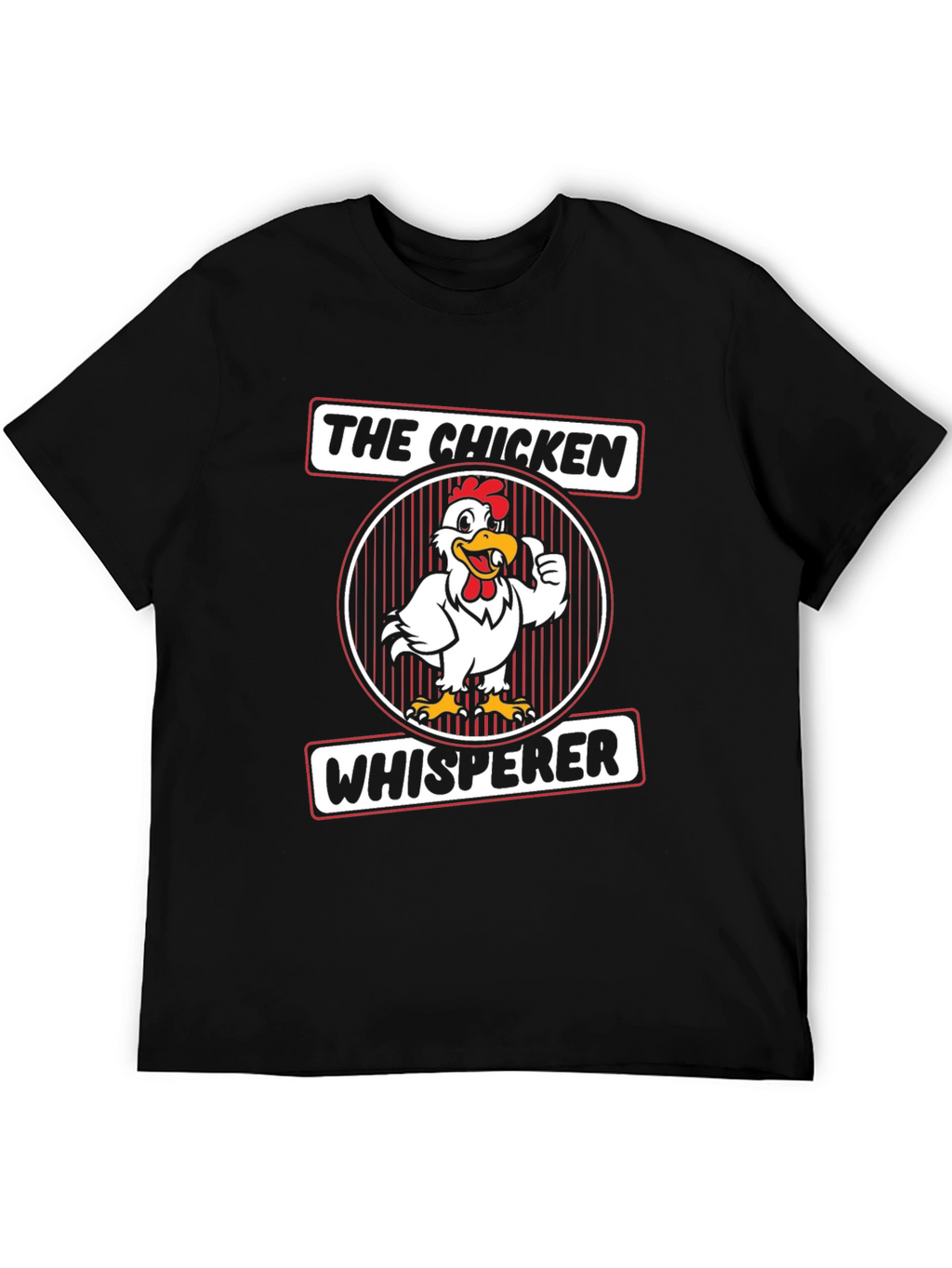 The Chicken Whisperer Graphic Tee - Black