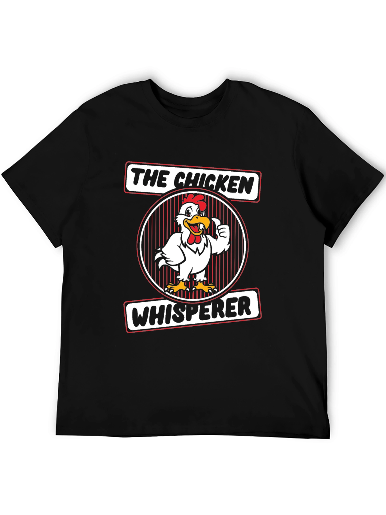 The Chicken Whisperer Graphic Tee - Black