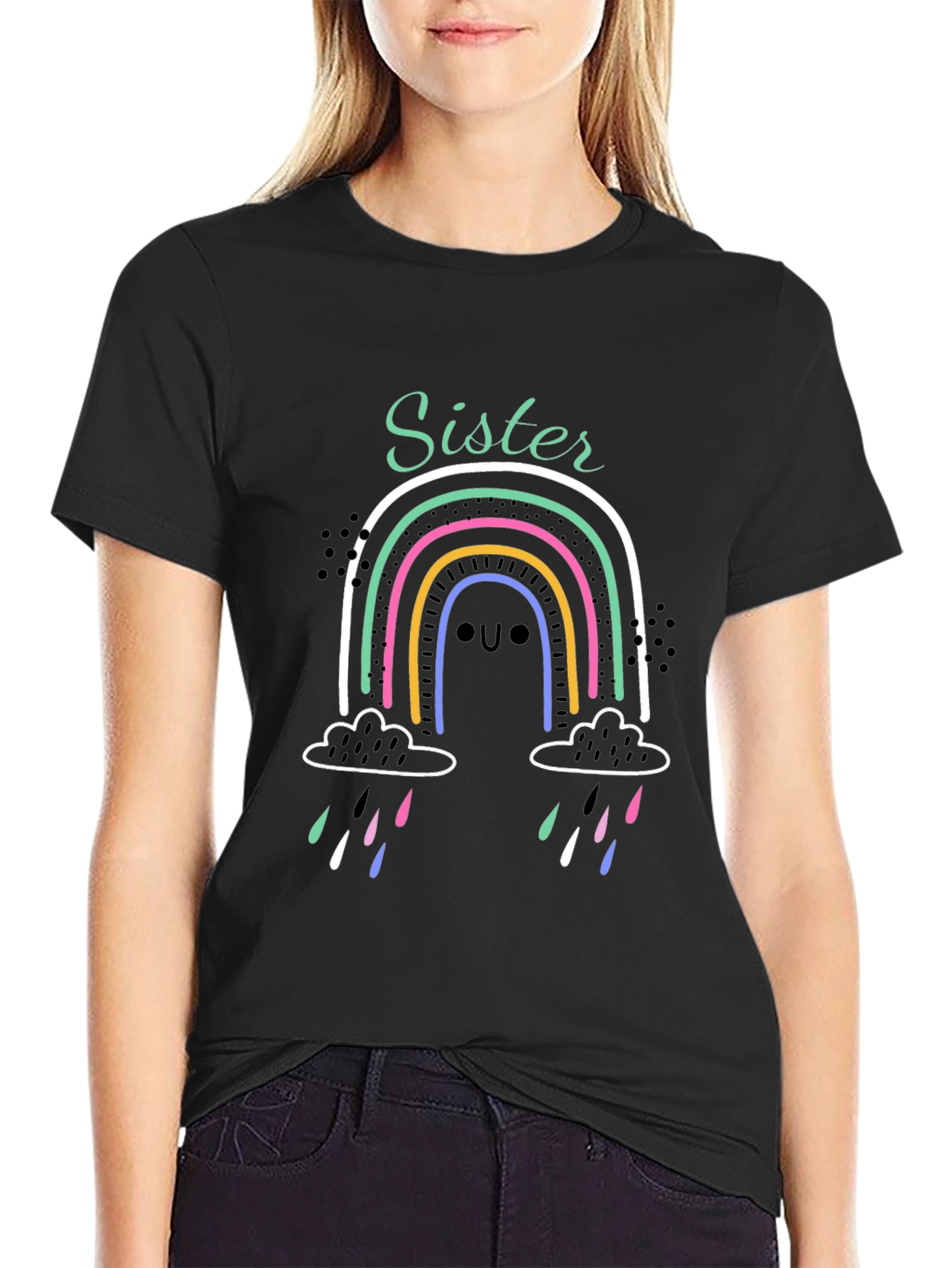 Sister Rainbow T-Shirt - Cute & Comfy
