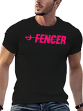 Fencer Sword Graphic Tee - Athletic Fit