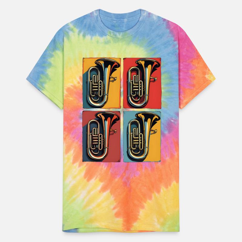 Euphonium Brass Instrument Retro Art