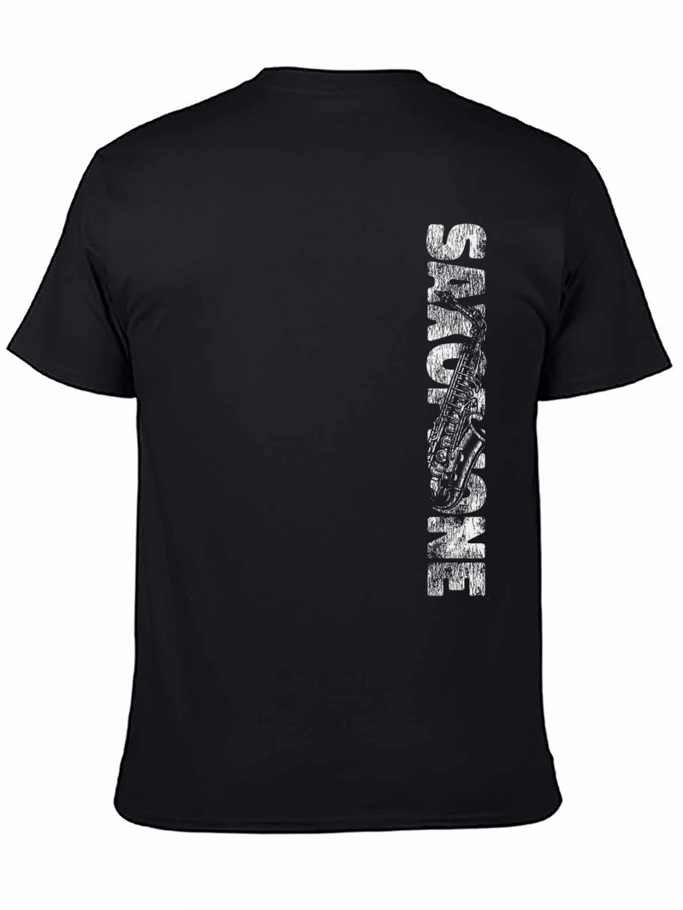 Cool Saxophone Music Lover Black T-Shirt