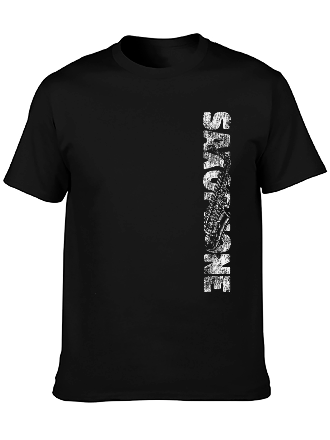 Cool Saxophone Music Lover Black T-Shirt