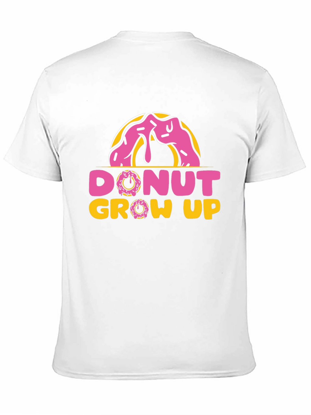 Donut Grow Up Black T-Shirt