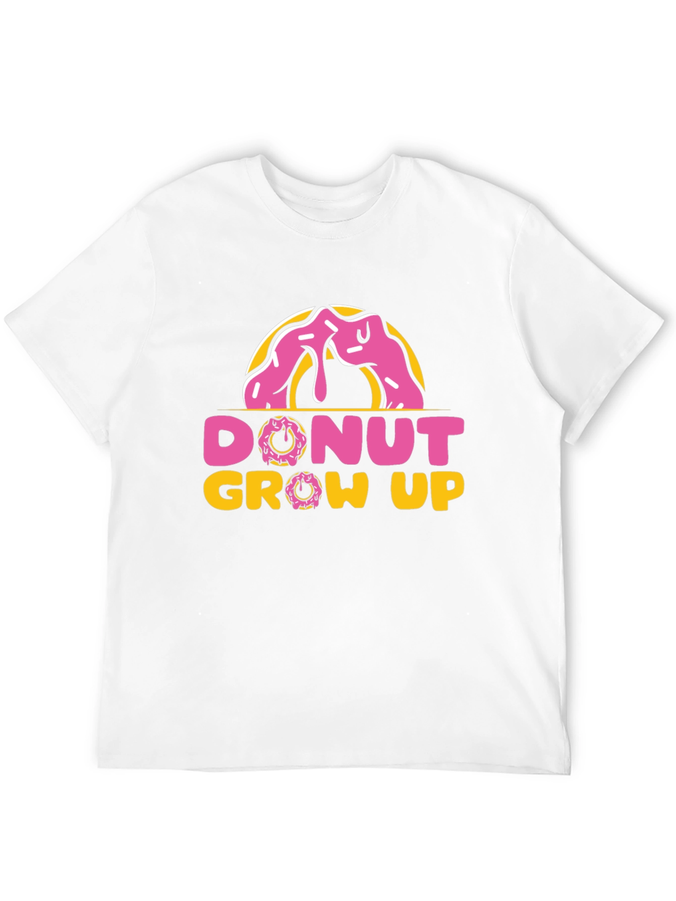 Donut Grow Up Black T-Shirt
