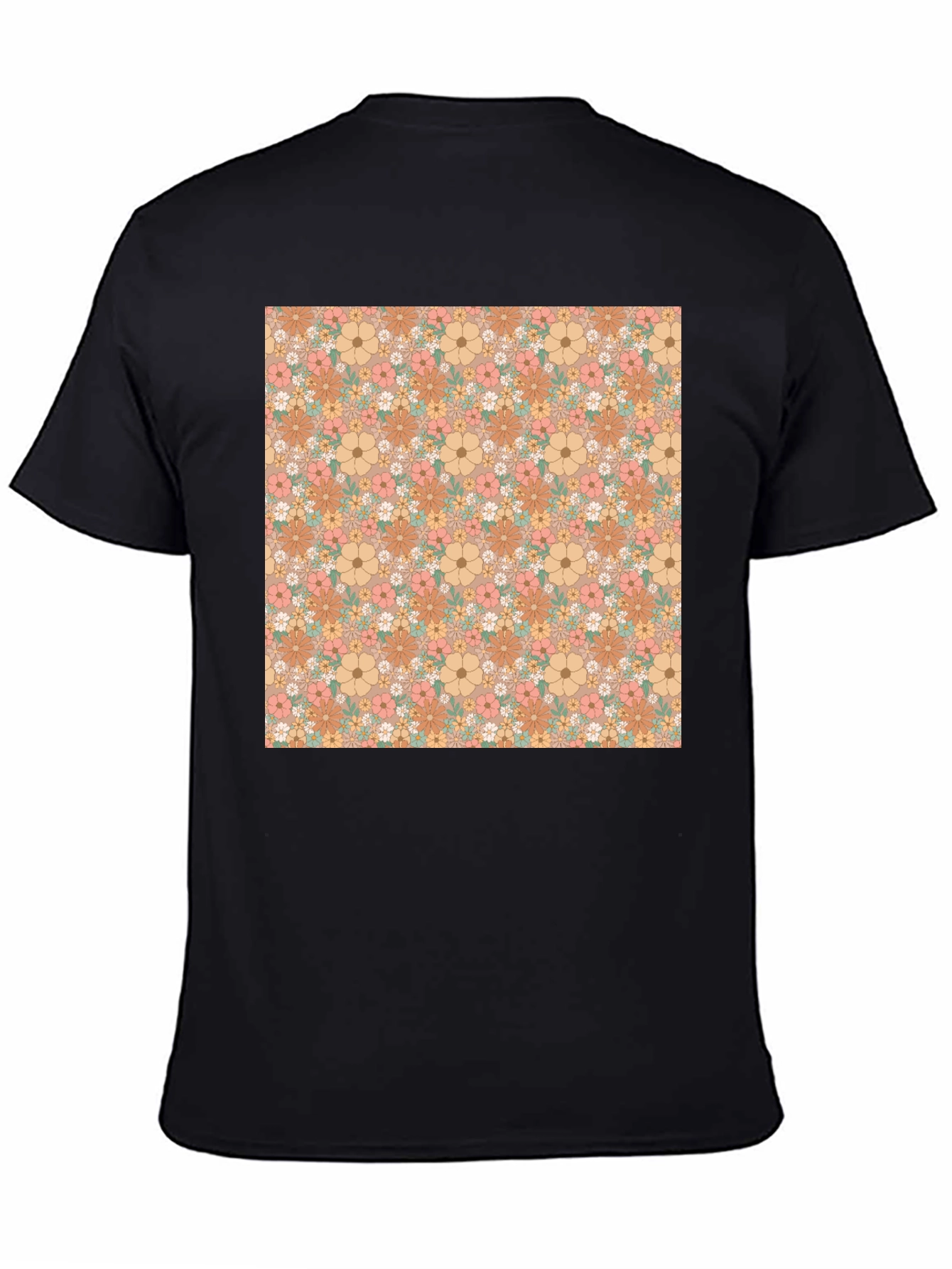 Retro Floral Print Tee