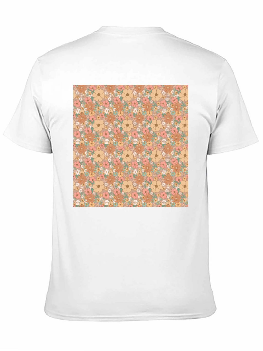 Retro Floral Print Tee