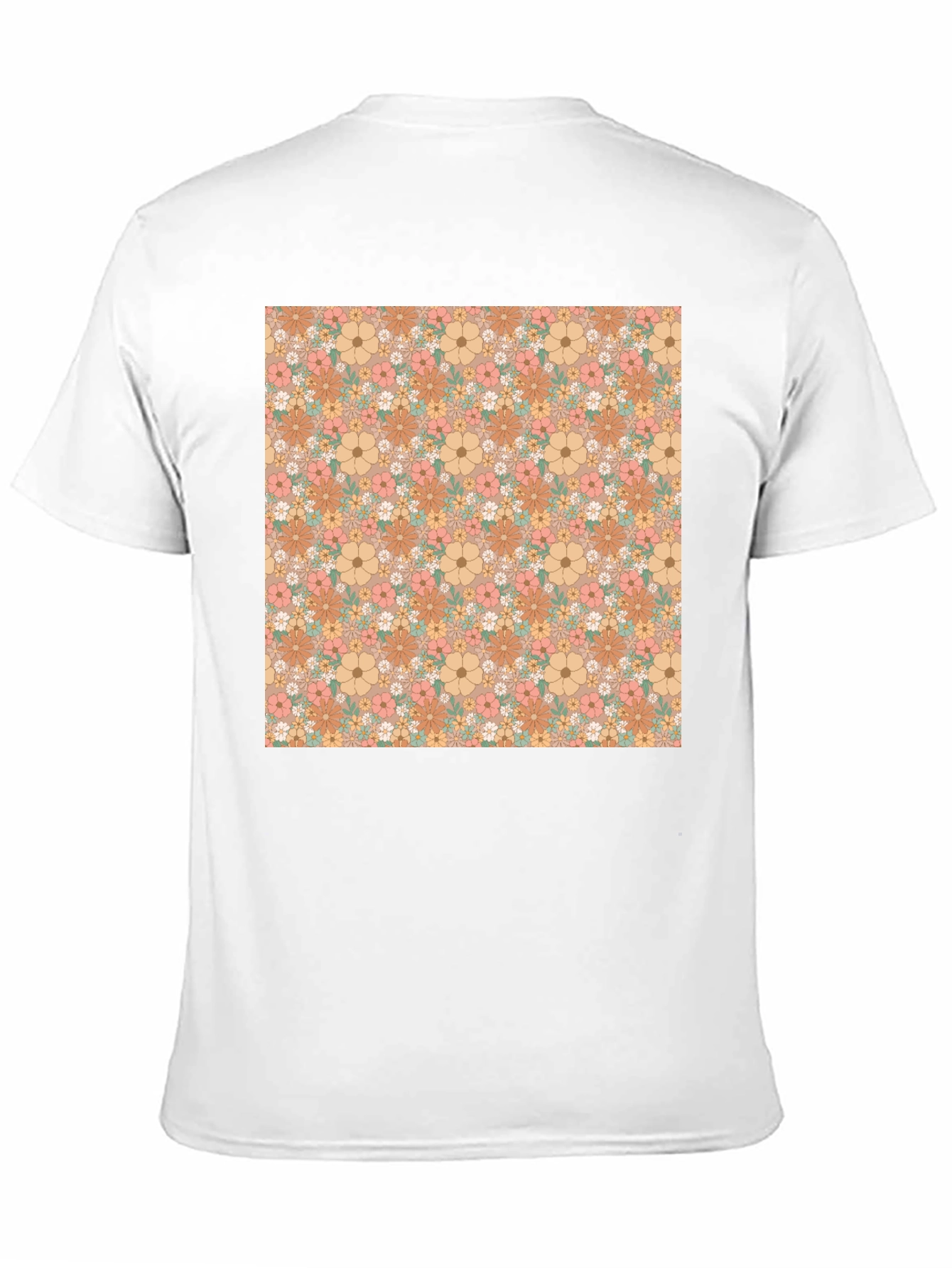 Retro Floral Print Tee