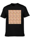 Retro Floral Print Tee