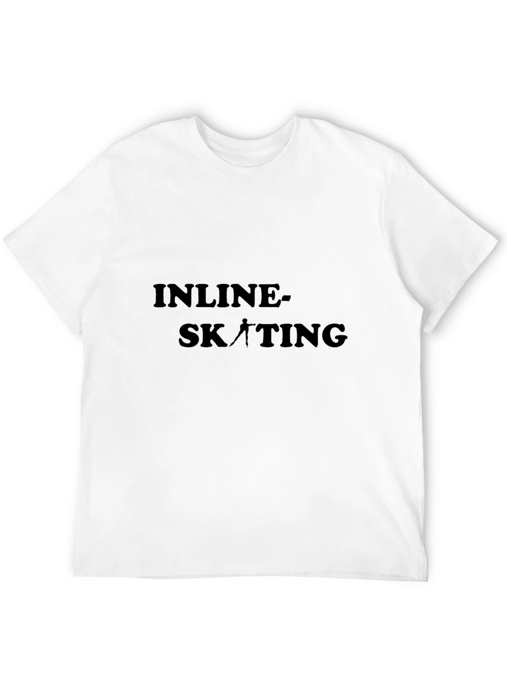 Inline Skating Graphic Tee - Sporty Casual Style