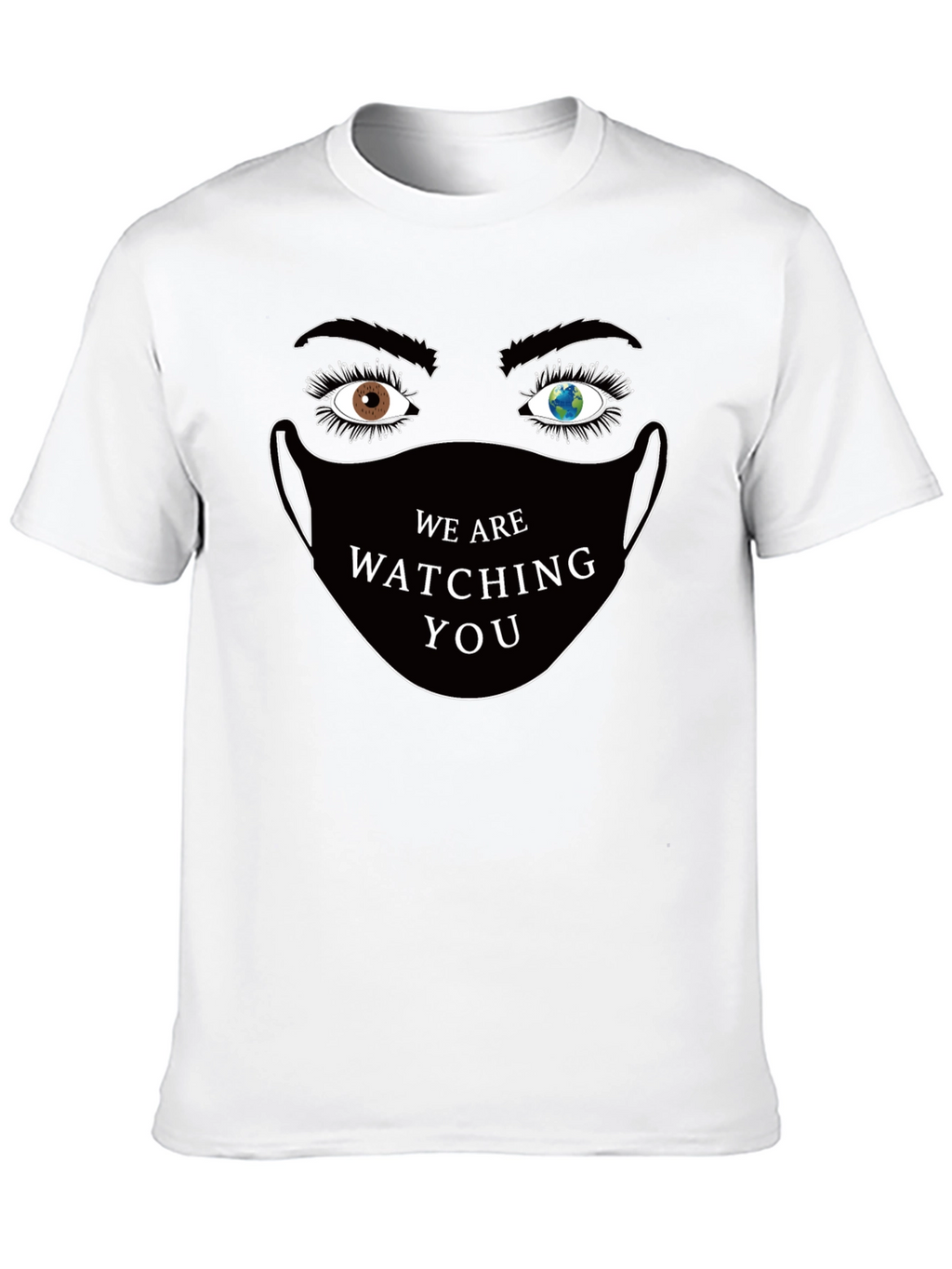 Watching You Novelty Graphic T-Shirt