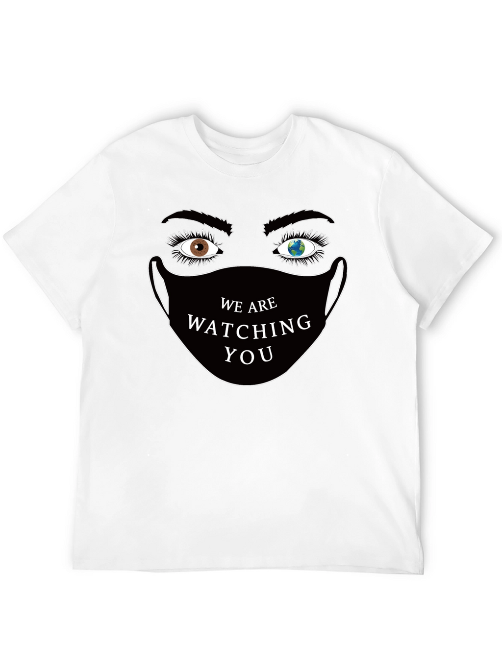 Watching You Novelty Graphic T-Shirt