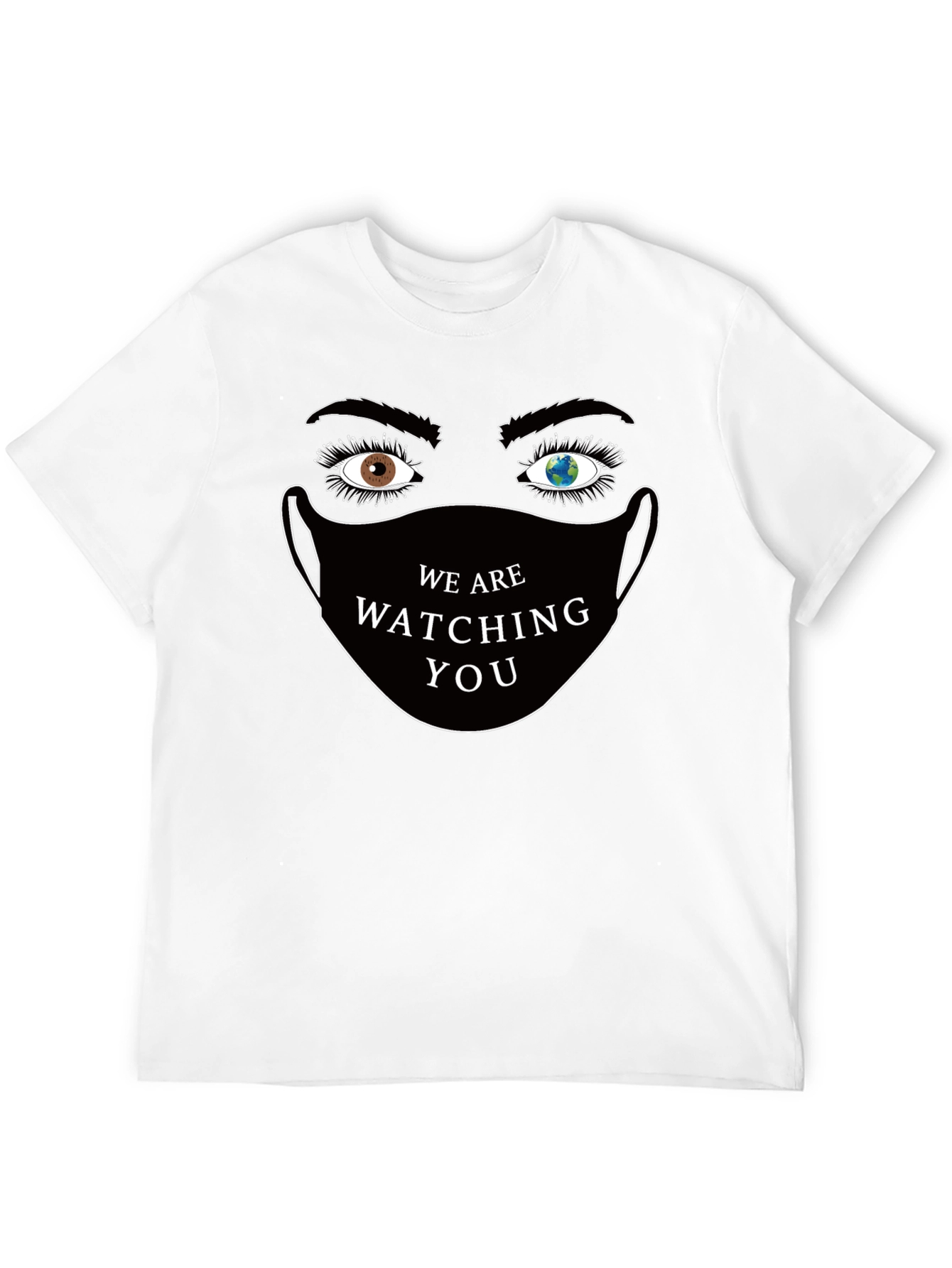 Watching You Novelty Graphic T-Shirt