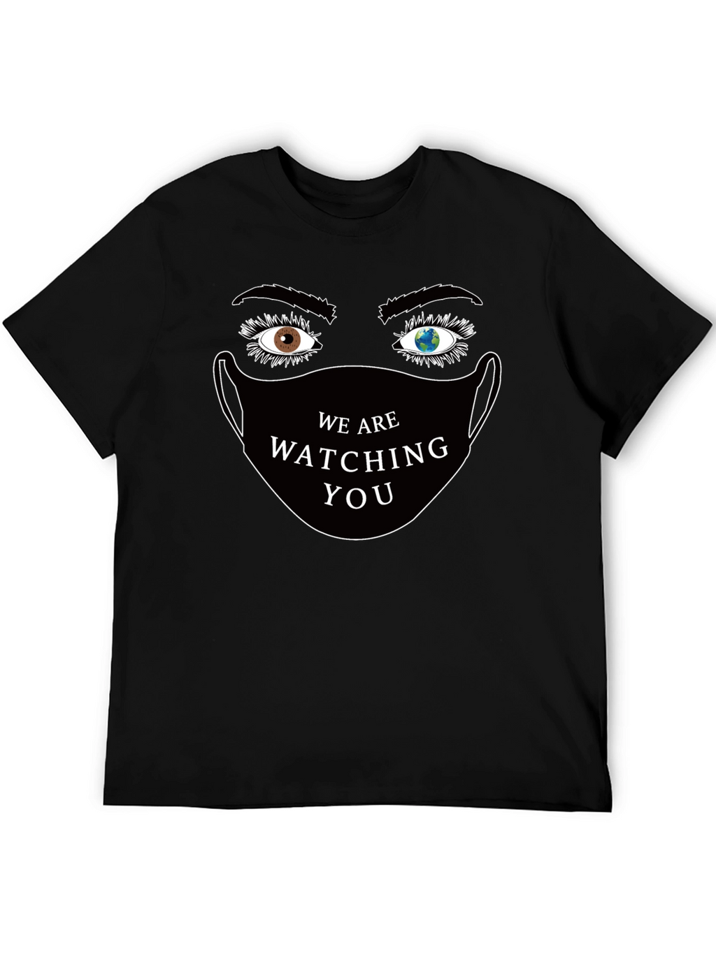 Watching You Novelty Graphic T-Shirt