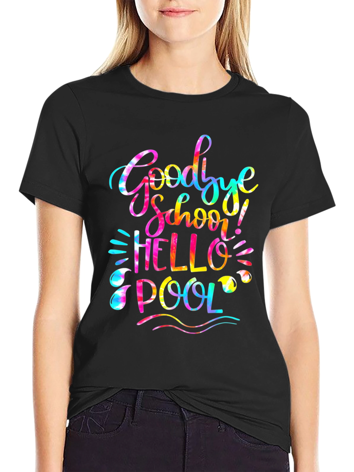 Goodbye School Hello Pool Graphic Tee