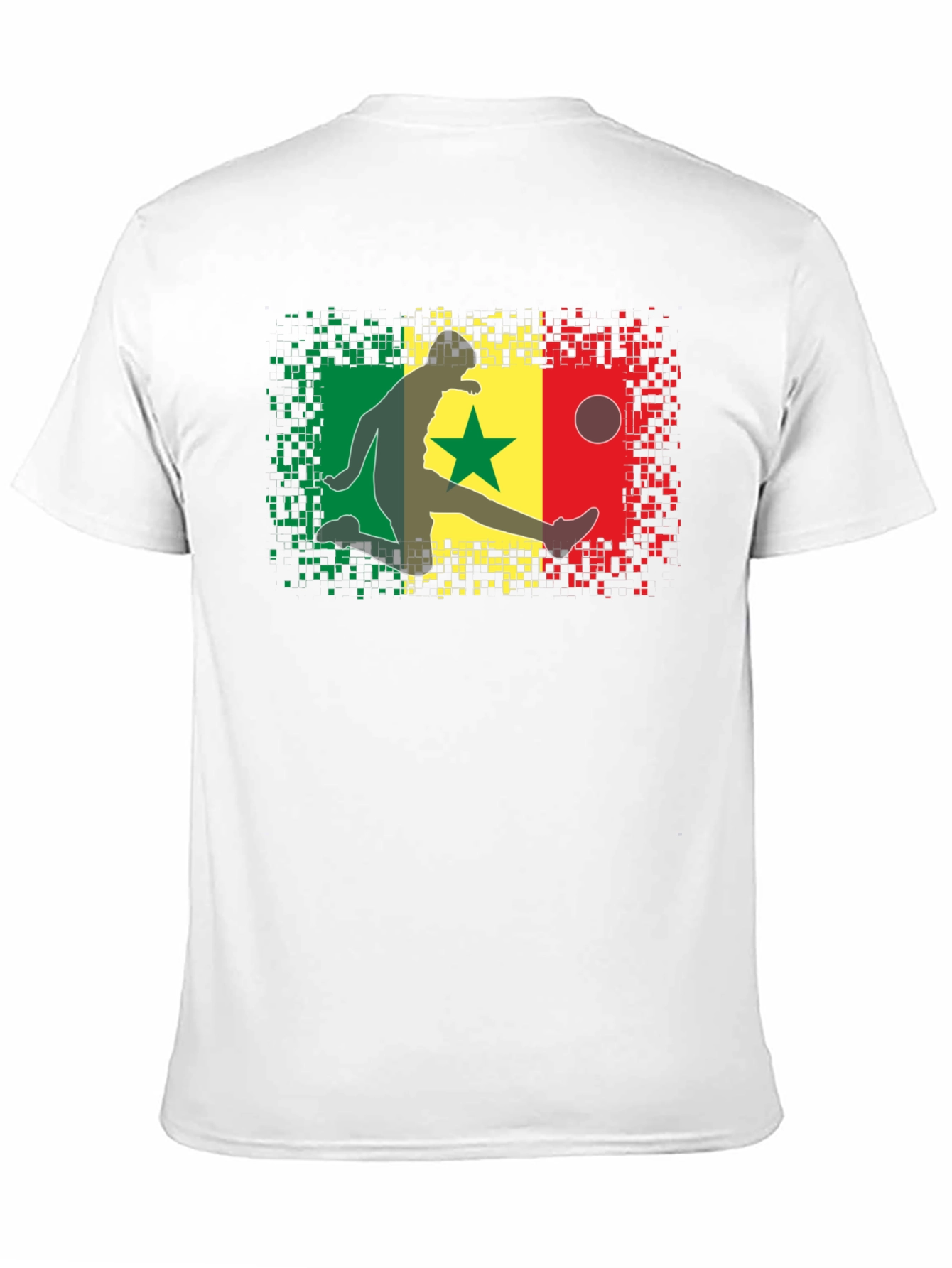 Senegal Flag Football T-Shirt
