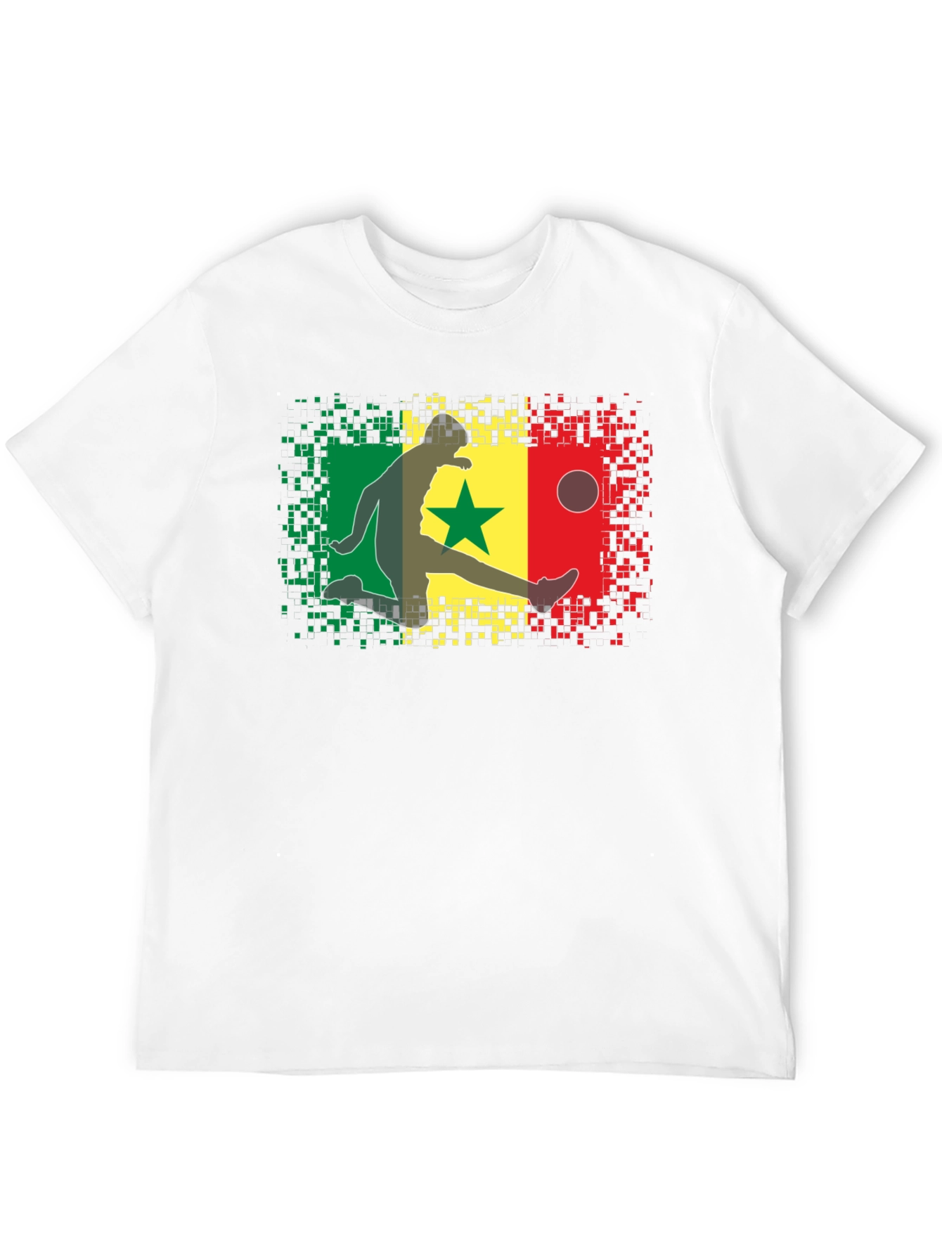 Senegal Flag Football T-Shirt