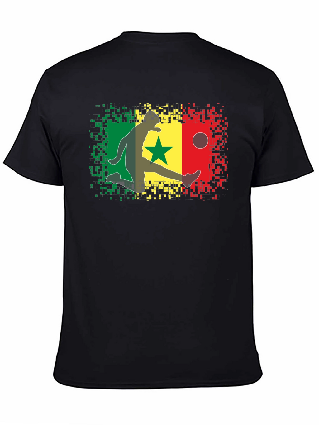 Senegal Flag Football T-Shirt