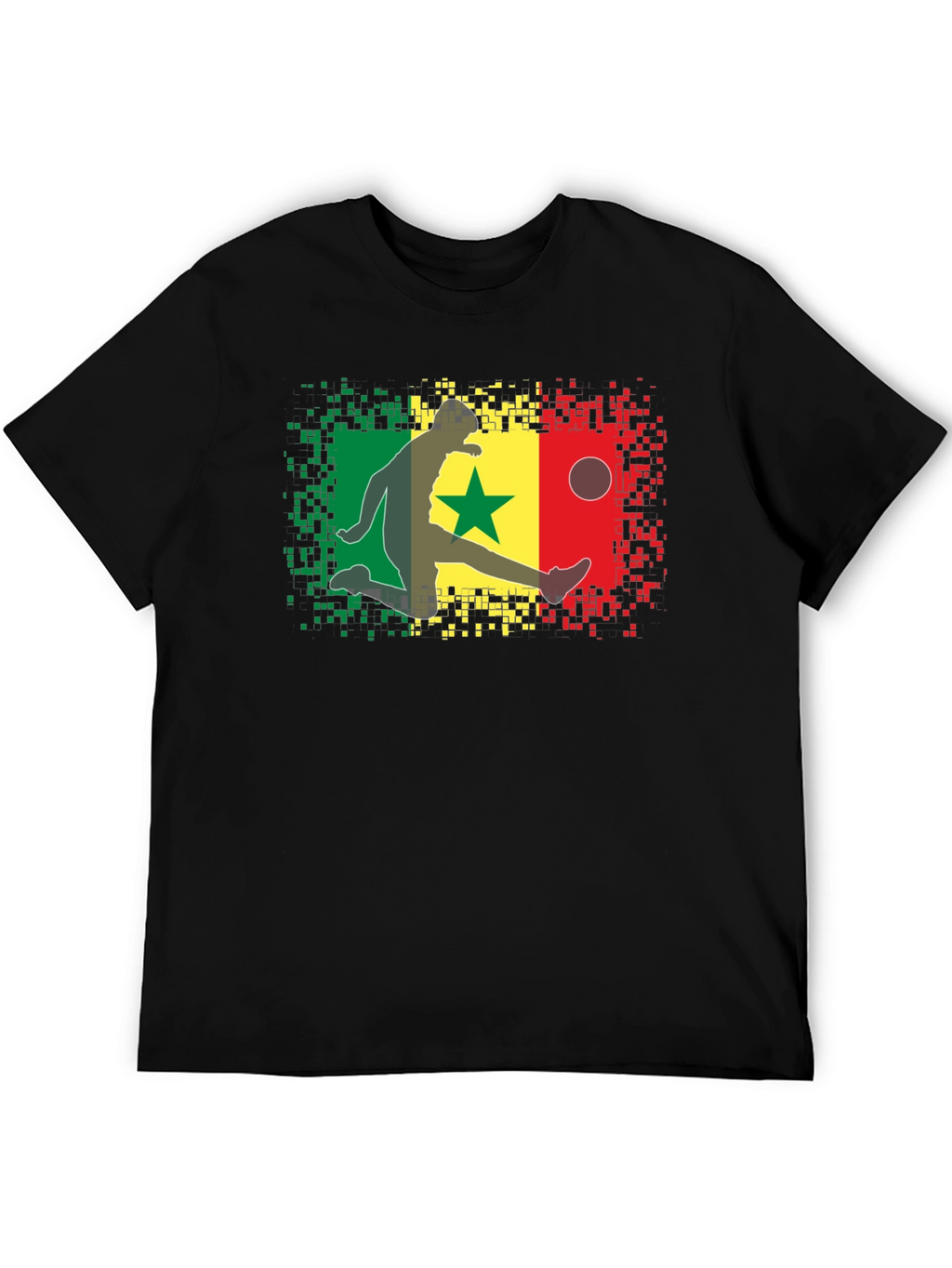 Senegal Flag Football T-Shirt
