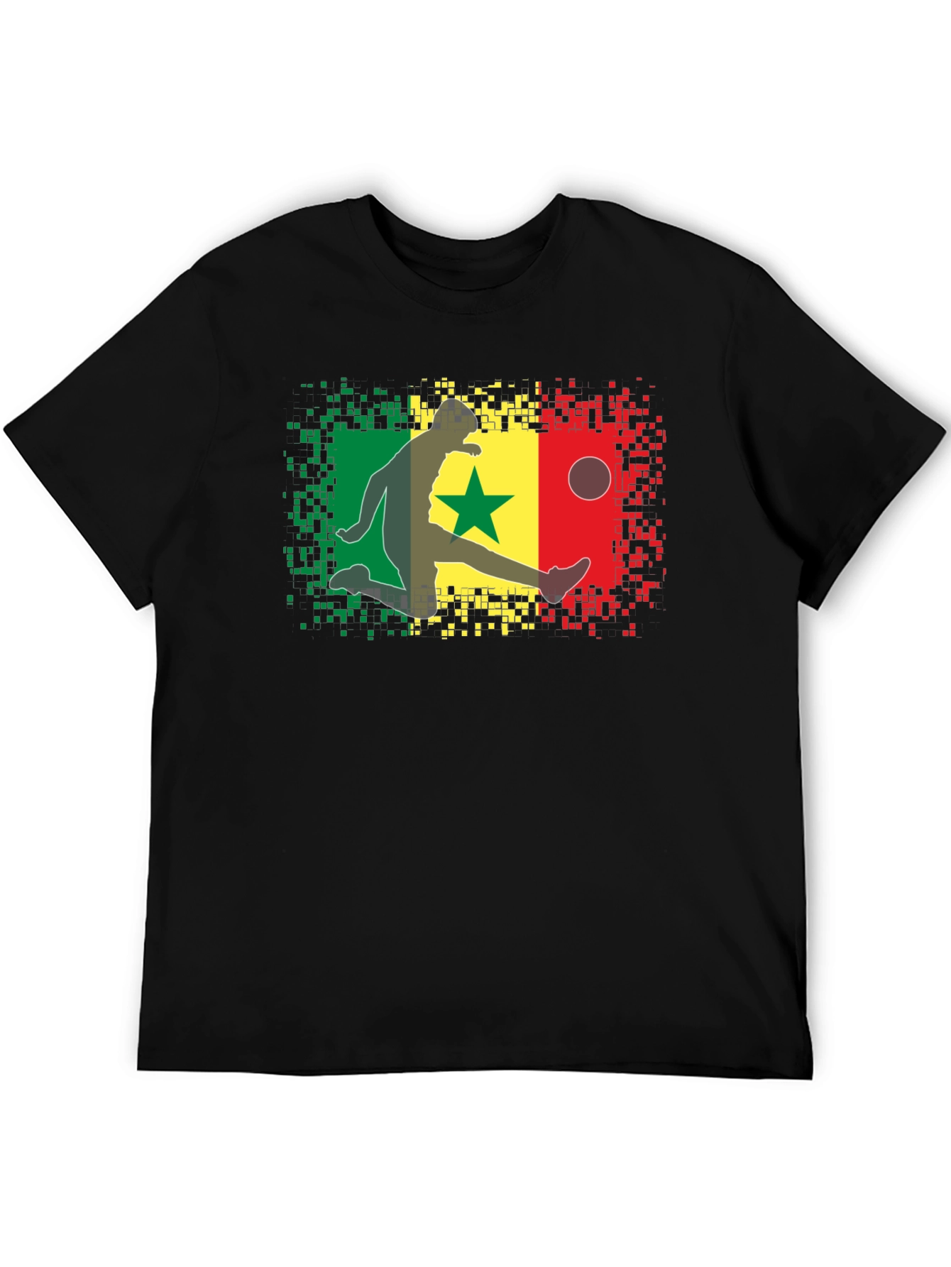 Senegal Flag Football T-Shirt