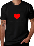 Stay Determined! Black Crewneck T-Shirt