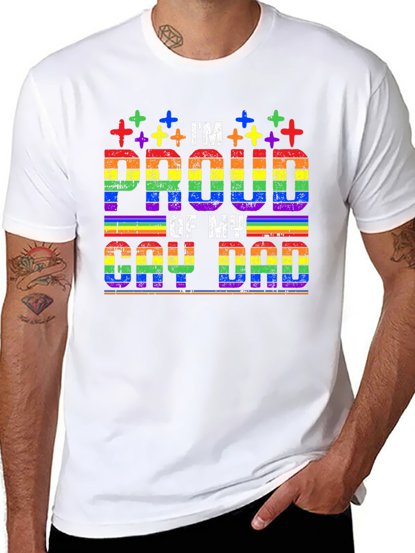 Im Proud of My Gay Dad Pride T-Shirt
