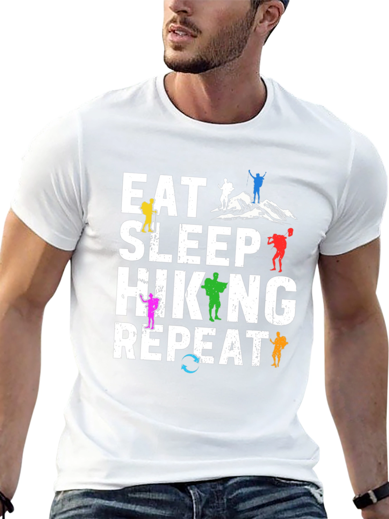Eat Sleep Hiking Repeat T-Shirt