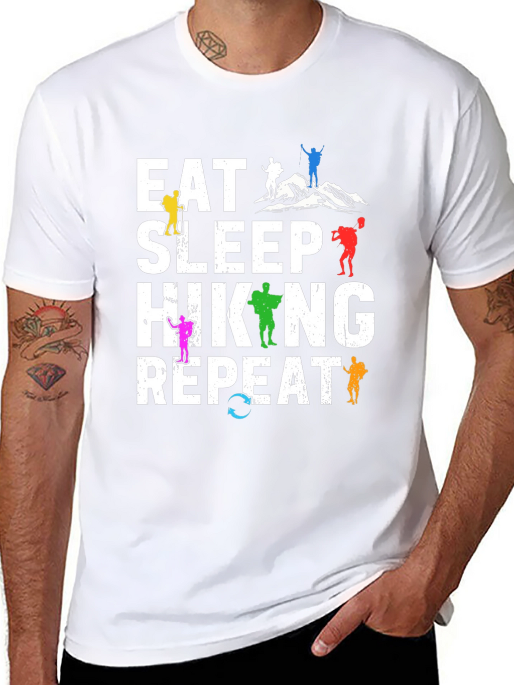 Eat Sleep Hiking Repeat T-Shirt