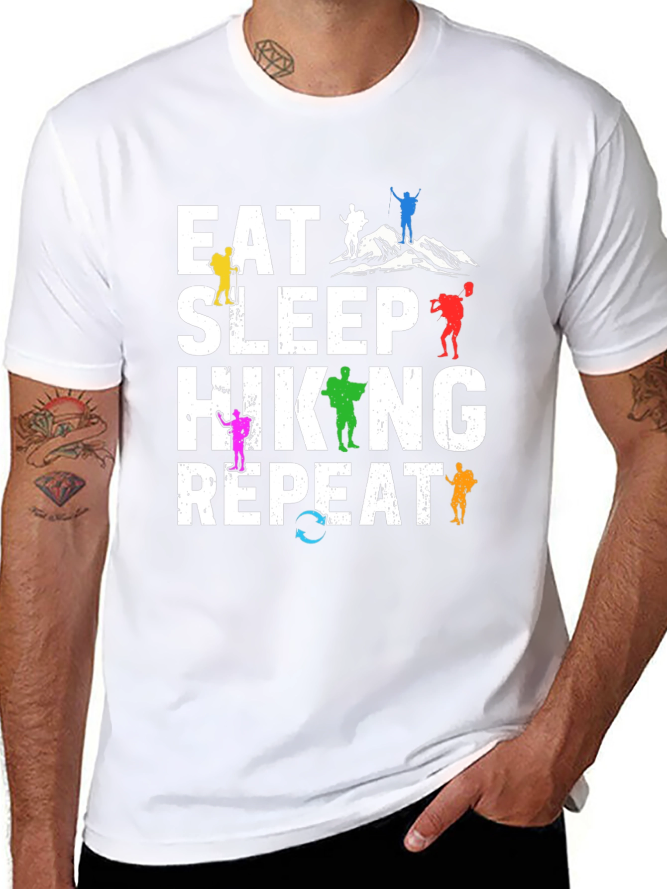 Eat Sleep Hiking Repeat T-Shirt
