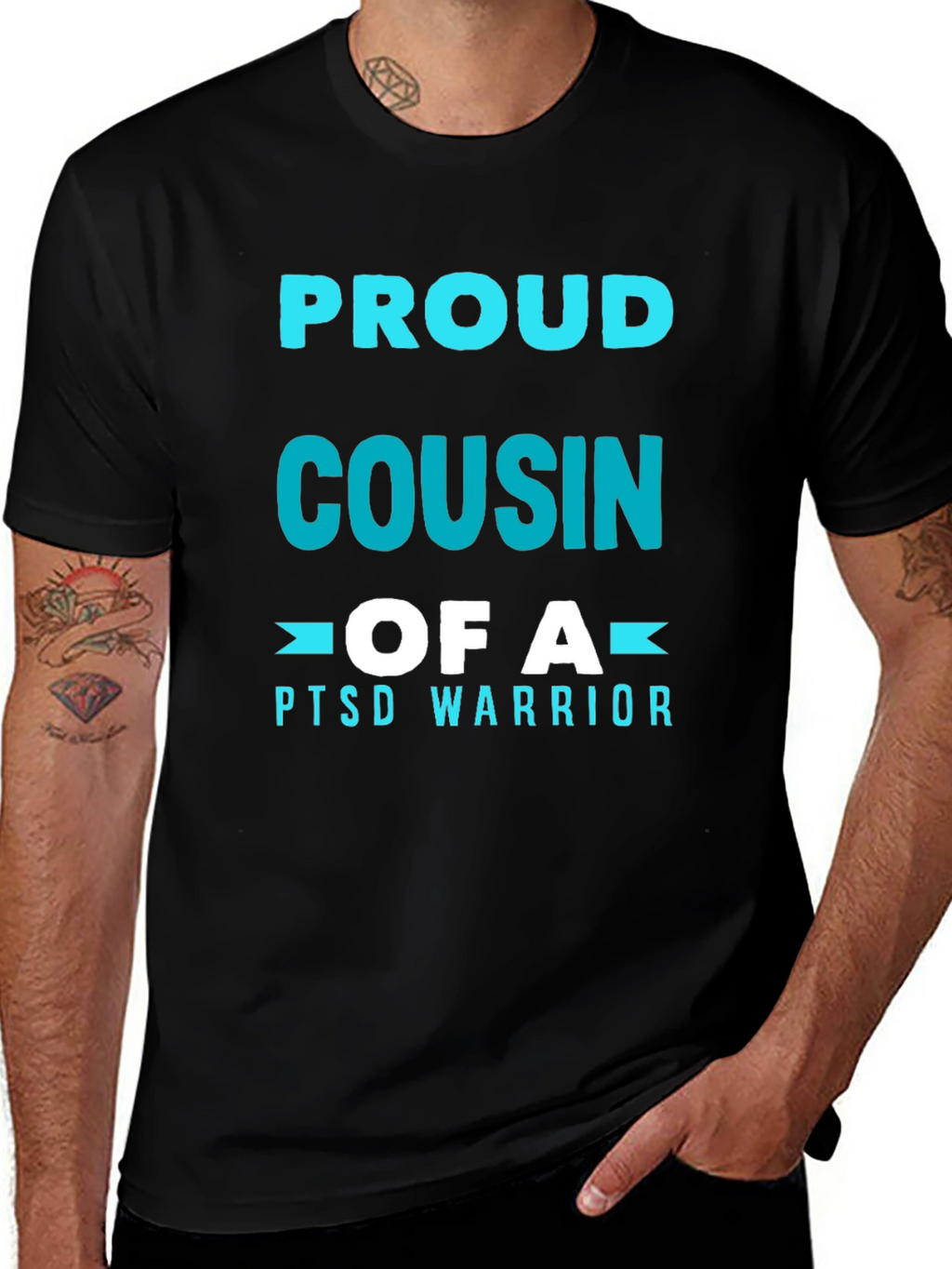 Proud Cousin of a PTSD Warrior T-Shirt