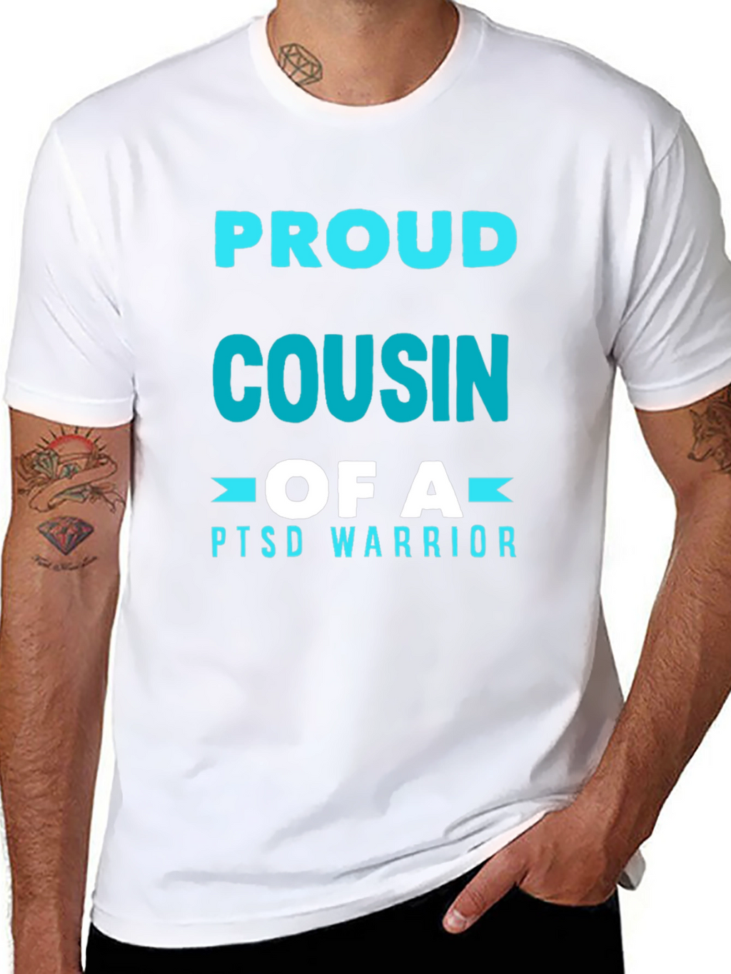 Proud Cousin of a PTSD Warrior T-Shirt