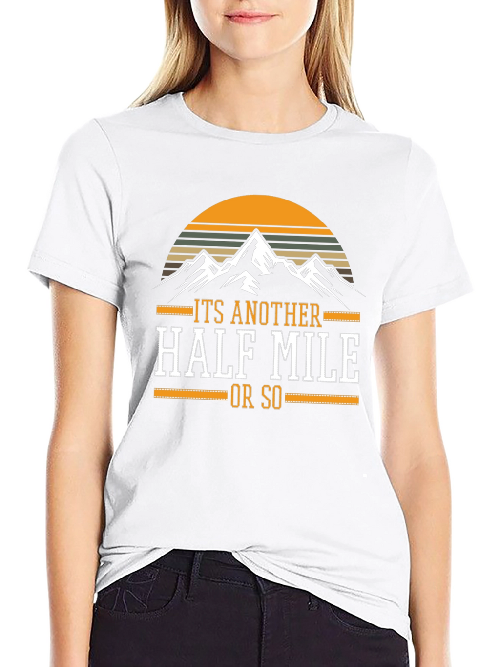 Half Mile Hiking Graphic Tee