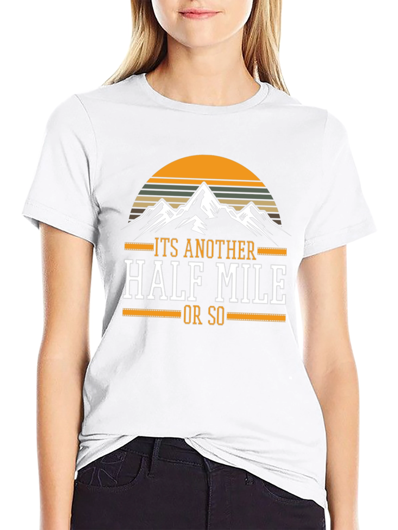 Half Mile Hiking Graphic Tee