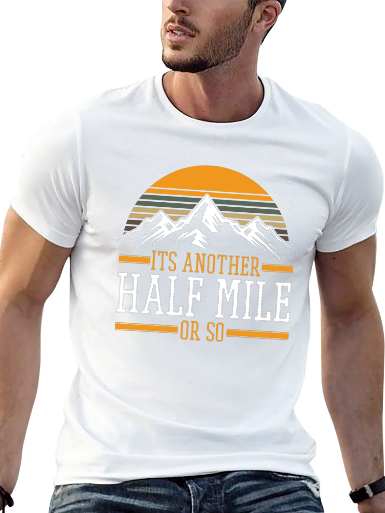 Half Mile Hiking Graphic Tee