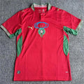 2026/27 Morocco Home Red Fans Soccer Jersey (with 2 stars 带两星） Front