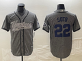 Men's New York Yankees Juan Soto #22 Gray Game Jerseys Joint Edition