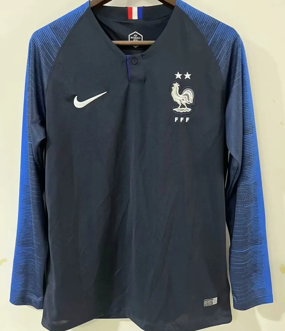 2026/27 France Home Blue Women Yoga Vest Jersey 女 Detail 4