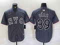 Men's New York Mets Edwin Diaz #39 Graphite 2024 City Connect Limited Player Jerseys