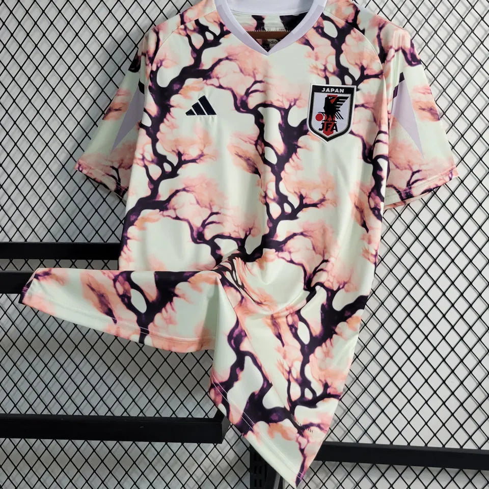 2023 Japan Cherry Tree Concept Version Fans Soccer Jersey Detail 1
