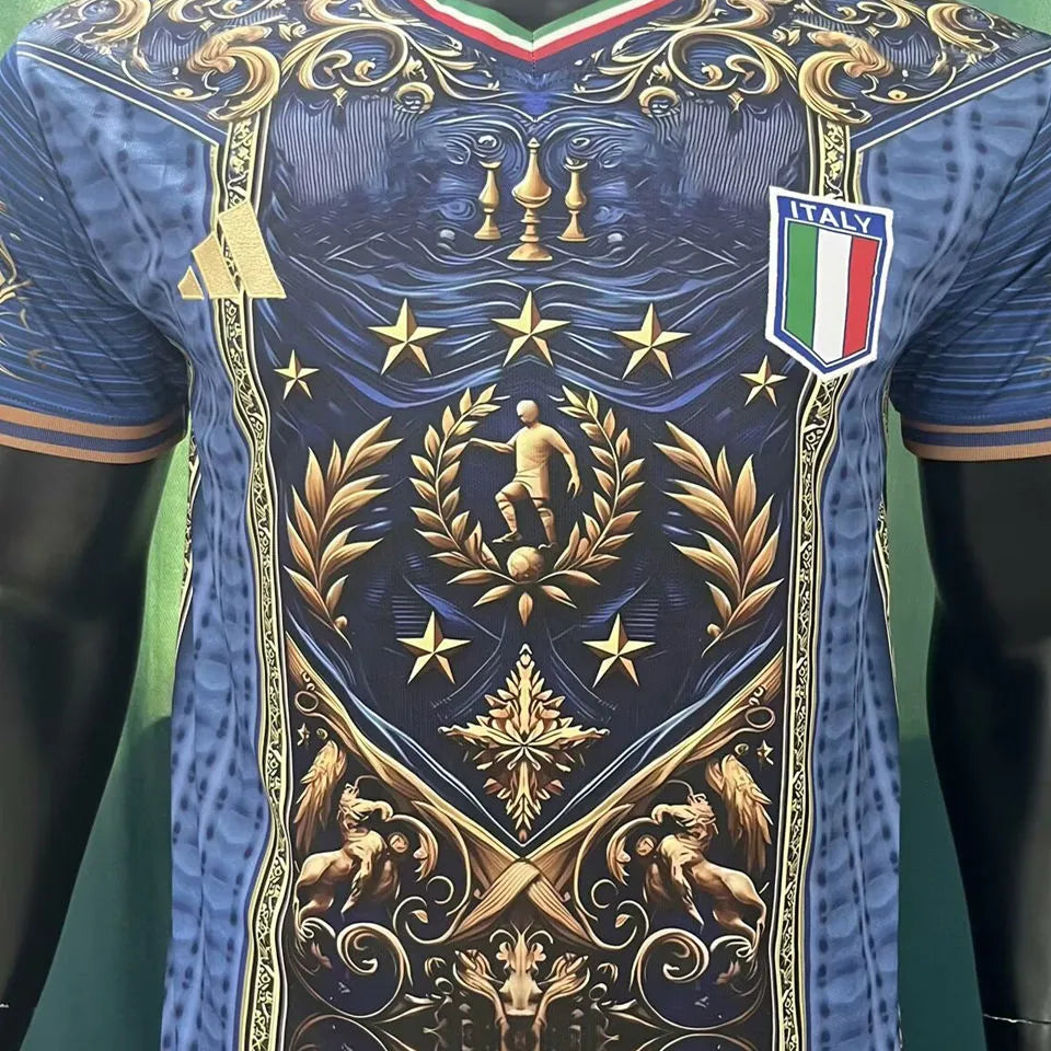2024/25 Italy Special Edition Fans Soccer Jersey Detail 1