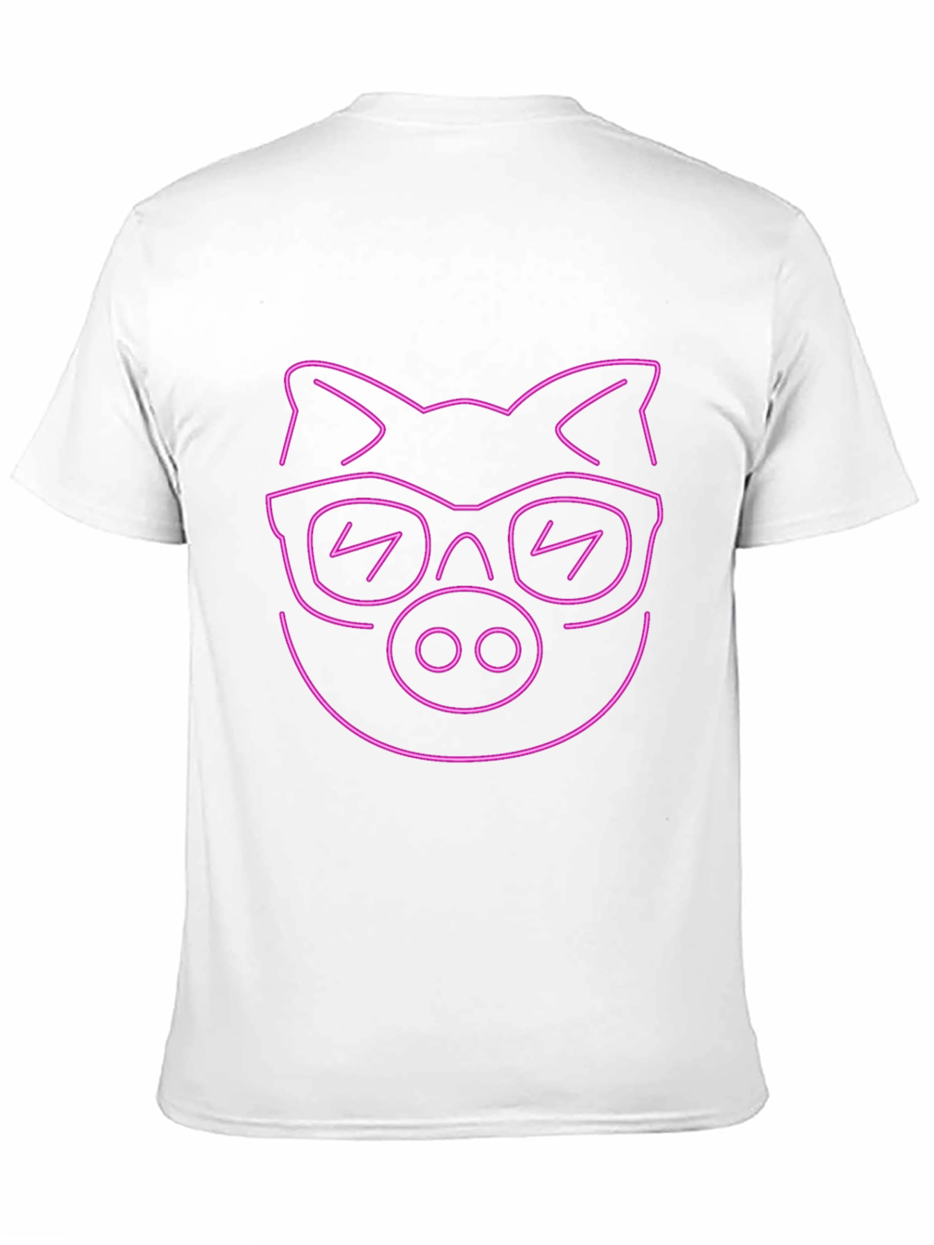 Cool Pig Neon Graphic Black T-Shirt
