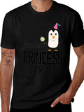 Foolish Princess Penguin Graphic T-Shirt