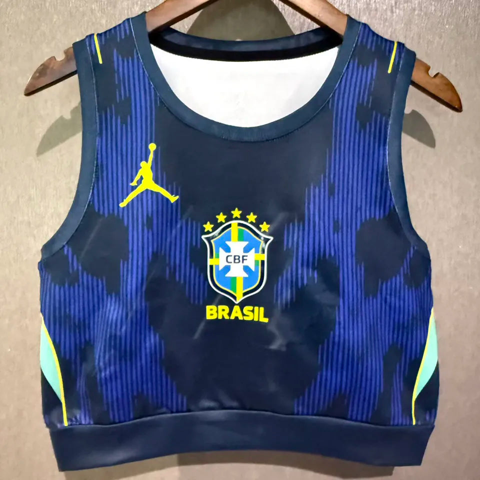 2026/27 Brazil Away Women Yoga Vest Jersey 女 Front