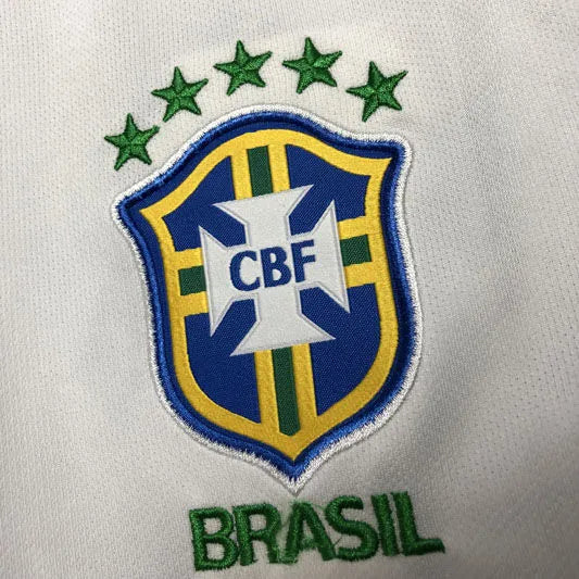 2019 Brazil Away White 1:1 Quality Fans Soccer Jersey Detail 2