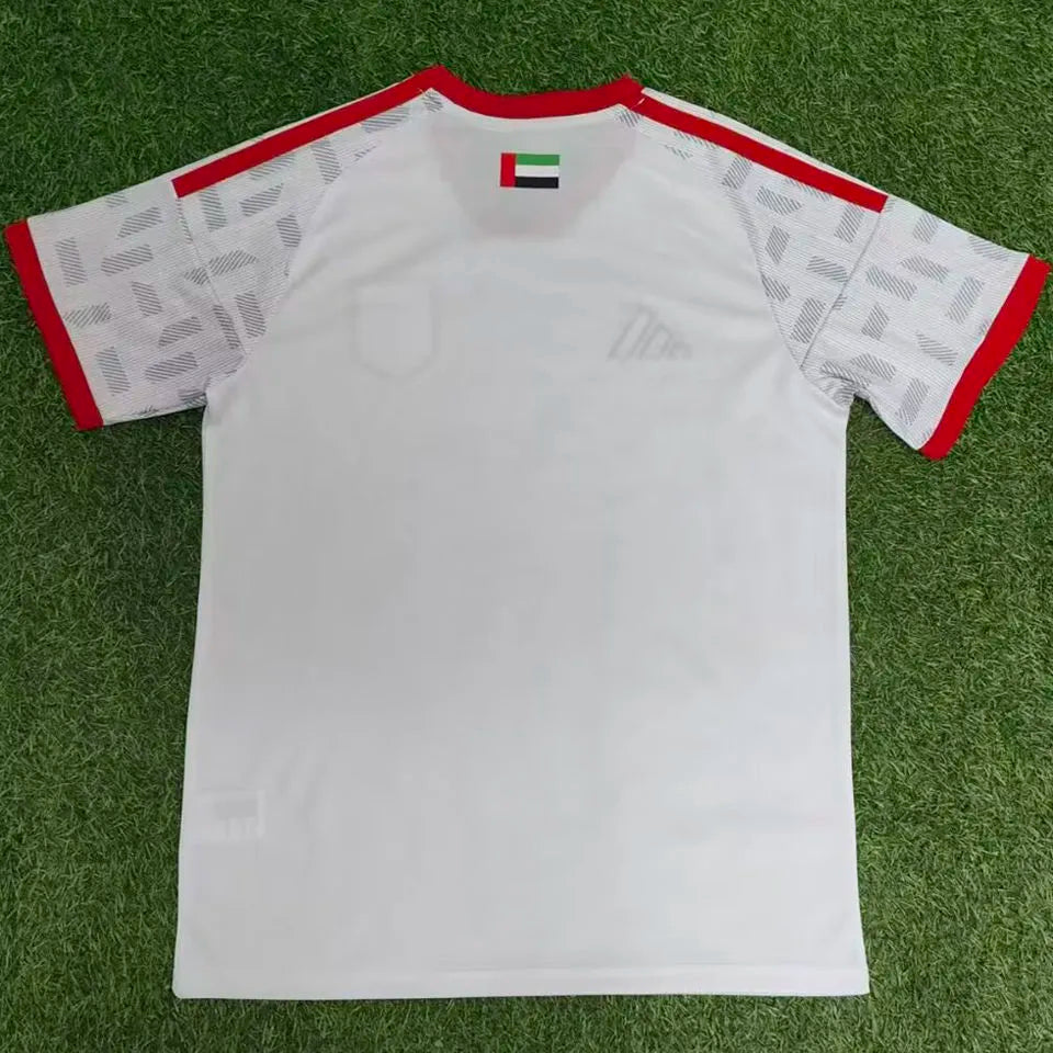 2026/27 UAE Home White Fans Soccer Jersey 阿联酋 Back