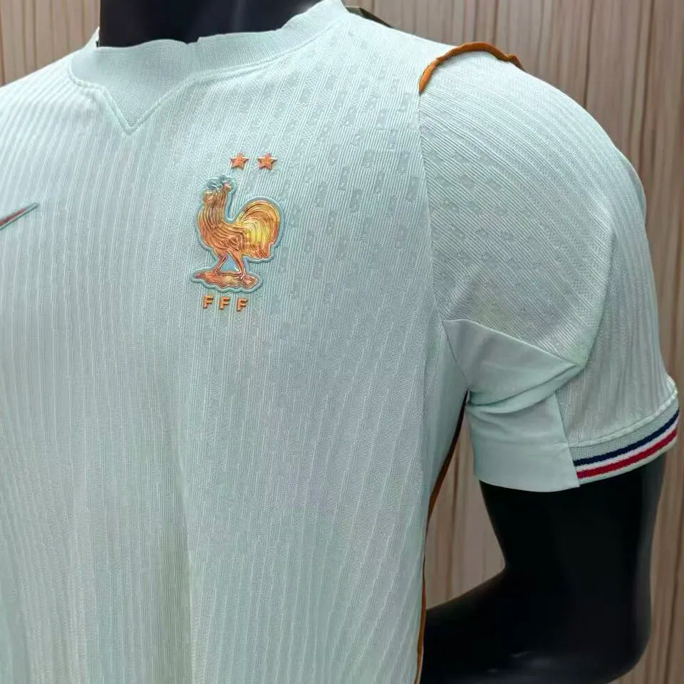 2026/27 France Away Player Version Soccer Jersey Detail 1
