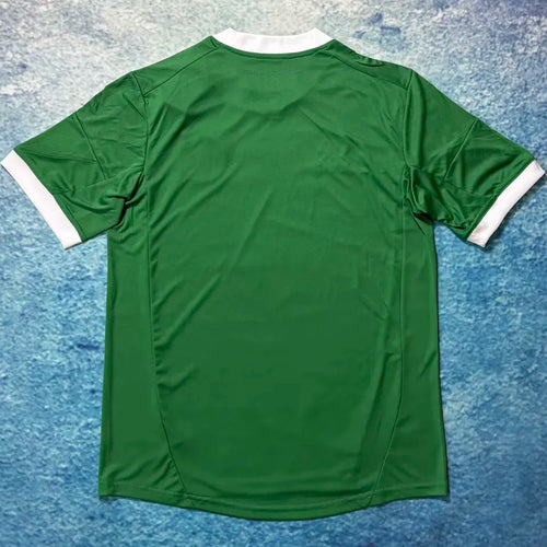 2012 Germany Away Green Retro Soccer Jersey Back