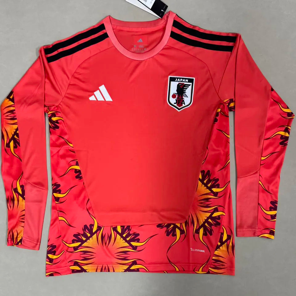 2026/27 Japan GK RedFans Long Sleeve Soccer Jersey Front